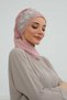 Chiffon Ready-To-Wear Turban with Floral Crown Accessory, Ht-103, Ht-103 Powder-Silver - 4