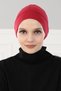 Takçık Combed Cotton Bonnet, B-37 Claret Red