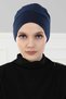 Bere Model Tesettür Bone,B-35 Navy Blue