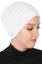 Bere Model Hijab Bonnet, B-34 White - 3