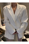 Premium Waist-Length Blazer Jacket - 3