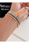 Steel Strap Minimal Case 2 Year Warranty 3 Atm Waterproof Women's Wristwatch + Bracelet Gift - 7