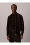 Men's Brand Logo Black Sweatshirt Suitable for Daily Use
