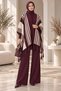 Women's 3-Piece Tight Knitwear Set with Panthool and Blouse