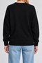 Embroidered Oversize Knitwear Sweater Lyy0150 Black - 6