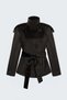 Velvet Short Jacket - Brown - 5