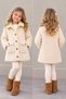 Girl's Plush Fur Coat - 2