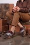 Tia Original Kri̇stebell Imported Special Series Stone-Detail Women's Sneakers Brown - 2