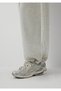 Model knitted pants light grey melange - 6