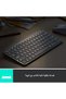 لوحة مفاتيح وماوس لاسلكيان من لوجيتك MX Keys S Combo - لوحة مفاتيح وماوس لاسلكيان عالي الأداء مع مسند لراحة اليد وإضاءة خلفية قابلة للتخصيص - 4