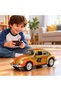 1:16 Scale Remote Control Vintage Racing Car, 27MHz RC Classic Beetle Style Toy Car with Rechargeable Battery, USB Charging, Forward Reverse & Left Right Steering, Kids Ages 6+ - 4