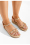 Sandale dama Moniela camel - 2