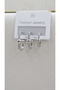 Topçuk and Zircon Stone Detailed 3-Piece Earring Set - 2