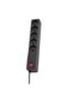 Prelungitor, Lestar, 5 prize, 3m, Negru