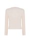 Double-Breasted Beige Cardigan - 2