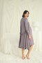 Lace Front Buttoned Maternity Maternity Dressing Gown Set - 6