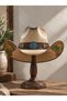 Beaded Embroidery Adjustable Drawstring Premium Durable Straw Women Cowboy Hat - 3