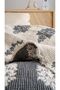 100% Cotton Damask Patterned Fringed Muslin Quilt & Bedspread Double Size (220X240 cm) – Thinly Filled for All Seasons - 4