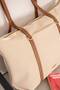 Emily Mink Brown Zipper Detailed Large Size Daily Women's Shoulder and Shoulder Bag - 3