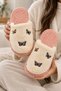Women's Butterfly Embroidered Plush House Slippers Soft Furry Winter Comfortable Daily Slippers