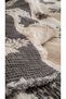 100% Cotton Damask Patterned Fringed Muslin Quilt & Bedspread Double Size (220X240 cm) – Thinly Filled for All Seasons - 5