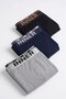 Premium Men's 3-Piece Cotton Boxer Briefs with Embossed Waistband, Elastic, Gift Boxed, Flexible (135001-3) - 4