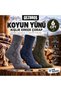 6 Pairs of Winter Warm Sheep Wool Socks in Khaki, Gray, and Navy Blue Colors Warm Men's Socks Set - 3