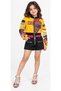 Kpop Huntrix Rumi Leather Jacket - Shorts - Face Stone - Gold Hat Birthday Party Set (with Manifest T-Shirt Gift) - 3