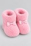 Baby Girl 3-Piece Bowknot Plush Booties - 4