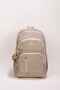 Daily Use 5-Compartment Solid Color Luxury Crinkle Fabric Backpack for Young Girls, Boys, High School and Middle School Students + Monkey Keychain Gift - 2
