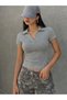Tricou, gri - 4