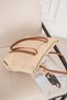 Emily Cream Tan Zipper Detailed Large Size Daily Women's Shoulder and Shoulder Bag - 2