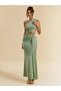 Rochie maxi, verde - 3