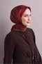 Sura Pure Silk Scarf 9618 04 Red Batik Pattern