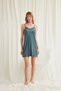 Low-Cut Collar and Lace Sleeves Dressing Gown Set - 7