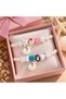 Girl's 2-Piece Bracelet Star Santa Claus Penguin Moon Model Party Birthday Gift Jewelry Accessory - 4