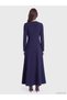 Esvab • Modern & Distinctive Zero Roba Collar Waist-Slit Dress - 5