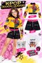 Kpop Huntrix Rumi Leather Jacket - Shorts - Face Stone Birthday Party Set (with Manifest T-Shirt Gift)