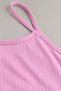 3-Pack Thin Straps Flexible Ribbed Basic Undershirt - 2