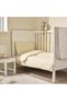 LEN Duvet cover 1 pillowcase for cot - white yellow/stripe pattern seersucker 110x125/35x55 cm - 3