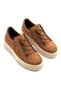 Zrj502 Premium High Sole 5 cm Lace-Up Men's Sneaker - Suede Tan - 2