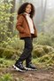 Rd-6943 Anatomical Sole Girls' Black Color Daily Use Winter Children's Boots