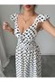 Rochie maxi, mix culori - 6