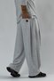 Gray Belted Pleated Oversize Men's Baggy Trousers Coc3660 - 4