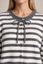 Wool Blend Striped Knitwear Cardigan Lyy0151 Gray Ecru - 5