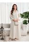 Rochie maxi, bej - 3