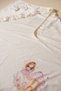 Fairy Girl Scallop Detailed 100% Cotton Double Layer Blanket 85X90 cm - 4