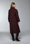Double-Breasted Collar Pocket Detailed Cashmere Coat Mürdüm 13300 - 3