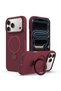 SoftRing case for iPhone 18 Pro / 17 Pro, soft-touch silicone, MagSafe compatible, foldable ring-holder, microfiber interior
