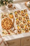 Pear Bakery Pear Pie Cinnamon Yellow Cream Checkered Autumn Patterned 2-Piece Kitchen Towel Set 35X55 - 8